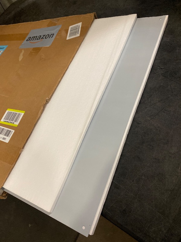 Photo 1 of Lostronaut Stainless Steel Backsplash for Kitchen Wall - 24" x 30" Oven Spatter Shield with Pre-Drilled Holes - Mounting Screws & Microfiber Towel - Quick Install Splash Plate Stain Guard for Stove
