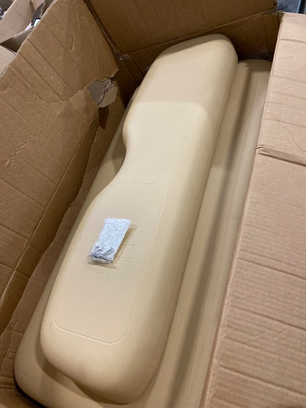 Photo 1 of 10L0L Golf Cart Replacement Seats, Golf Cart Front Seat Bottom & Back Assembly for EZGO TXT 1994-2013 Factory Style Including Cushion and Backrest Pad (Buff)
