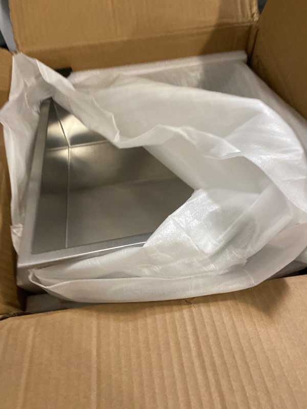 Photo 1 of SaniteModar Shower Niche 12" X 12", Brushed Stainless Steel Niche for Shower Wall, No Tile Needed,Recessed Shower Shelf for Bathroom Storage

