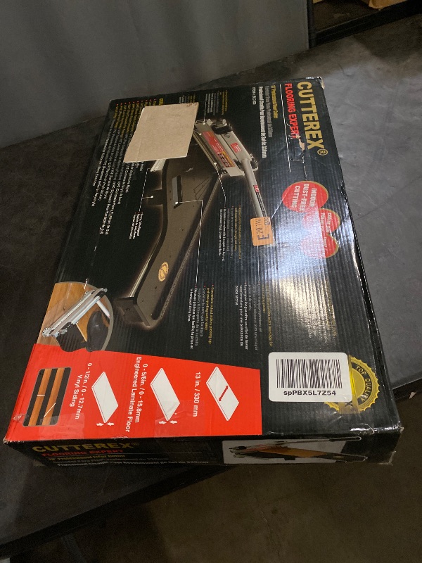Photo 1 of 13" Laminate Floor Cutter, Vinyl Floor Cutter - Meet Multi-Angle/Length Cutting, A Flooring Tool also Cuts-Engineered Wood Floor, LVP, VCT, SPC, WPC, Long Life HSS Blade Mounted!
