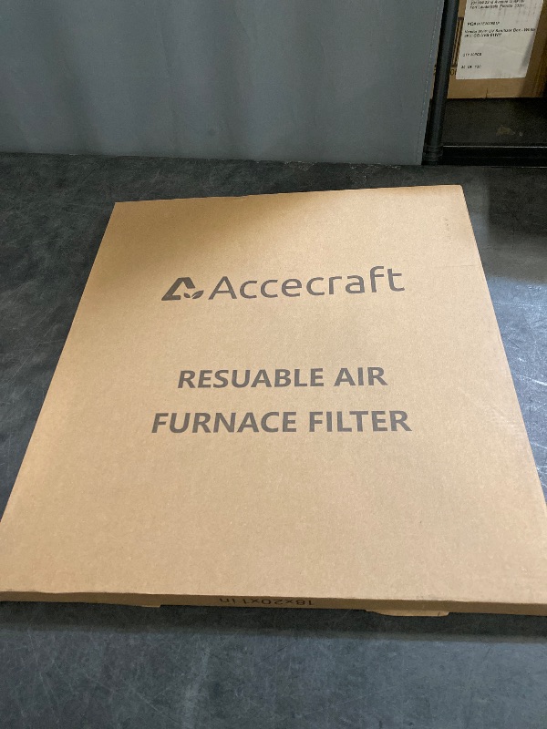 Photo 1 of 18x20x1 Electrostatic Air Filter, Washable & Reusable Aluminum AC/HVAC Furnace Filter, MERV 8, Lasts a Lifetime, Healthier Home or Office(Actual Size: 17.52"x19.76"x0.86")
