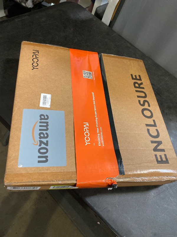 Photo 1 of 3D Printer Enclosure for Bambu Lab A1 Mini, Clear Acrylic Bambu A1 Mini Printer Dust Cover with LED Light,Dustproof Tent Constant Temperature Protective Cover Box(470×470×470mm)
