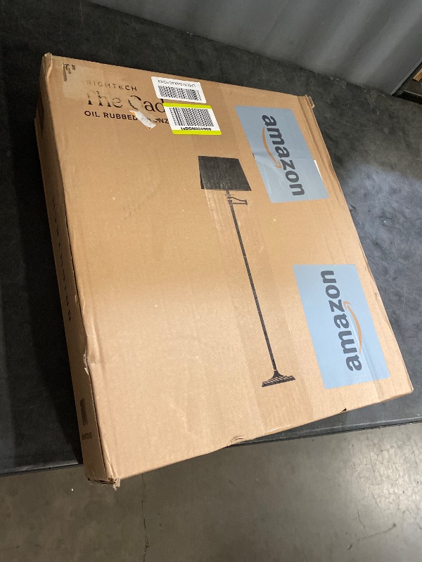 Photo 1 of Brightech Caden LED Floor Lamp - Tall Standing Lamp with Swing Arm for Living Rooms & Offices - Industrial Bronze
