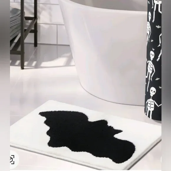 Photo 1 of Halloween Bat Bath Rug Cream - Hyde & EEK! Boutique