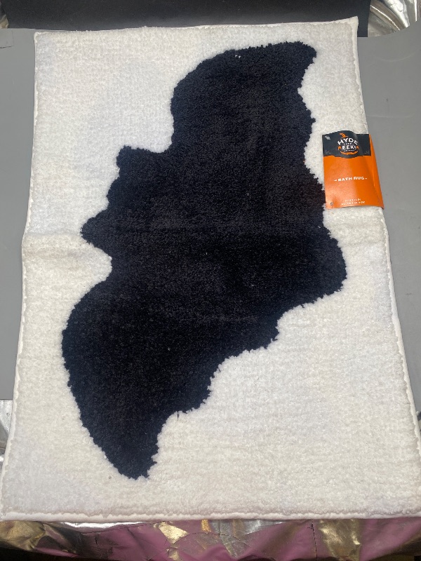 Photo 1 of Halloween Bat Bath Rug Cream - Hyde & EEK! Boutique