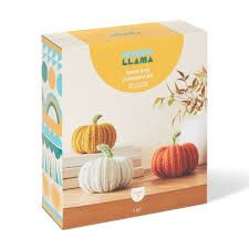 Photo 1 of 3ct Knit Pumpkins Kit - Mondo Llama
