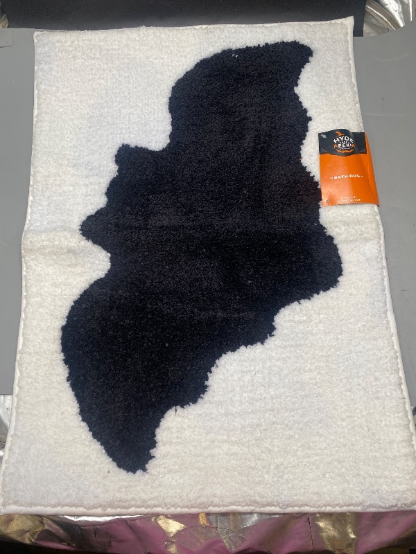 Photo 1 of Halloween Bat Bath Rug Cream - Hyde & EEK! Boutique