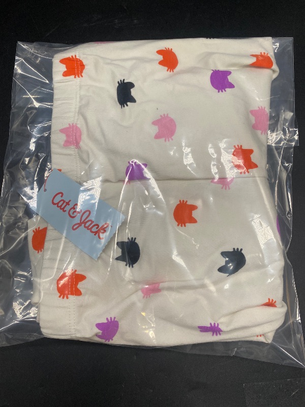 Photo 1 of MEDIUM 8 Girls' Halloween 'Cat' Leggings - Cat & Jack Cream