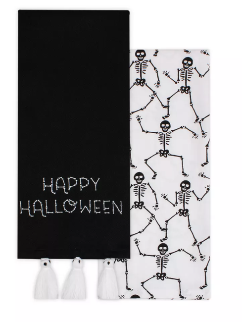 Photo 1 of 2 PACK- Halloween Kitchen Hand Towels Target Bullseye Playground 2024 Set of 2