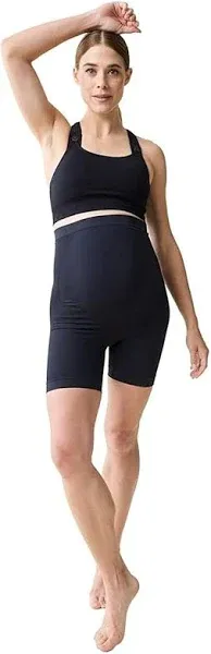 Photo 1 of XS Seamless Ribbed Maternity Bike Shorts - Isabel Maternity by Ingrid & Isabel