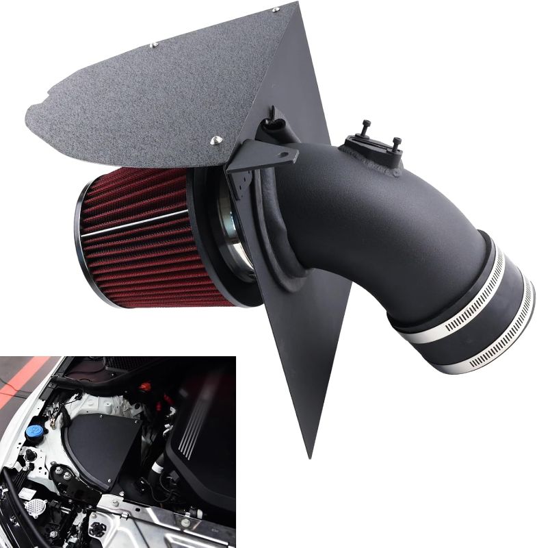 Photo 1 of Cold Air Intake Kit with Heat Shield for BMW 2019+ M240i M340i M440i B58 3.0L Turbo