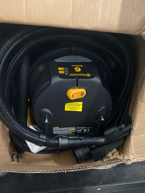 Photo 1 of Vacmaster VK609PFR 0201 6 Gallon 5.5 Peak HP 3-in-1 Wet/Dry/Upholstery Shampoo Vacuum Cleaner