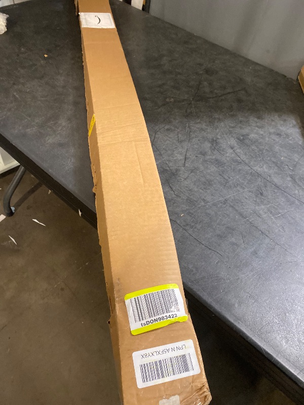 Photo 1 of 5 FT Handrails for Indoor Stairs,Deck,Slope,Modern Aluminum Handrail Set, Wall Mounted, Zink-Alloy Brackets, 1.4" Diameter System,Rust Free. (Matte Black, 5 FT)
