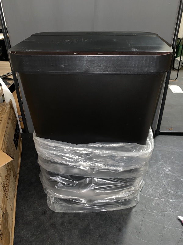 Photo 1 of 13.2 Gallon Motion Sensor Trash Can,Touchless Automatic Garbage Can, Smart Bin,with Bag Holder,Soft Close Lid,for Kitchen,Office,RV,Bedroom,Living Room (Black, 50L)