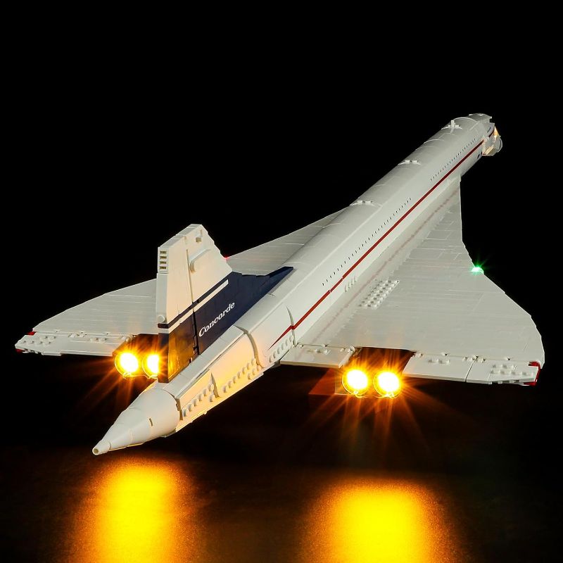 Photo 1 of LED Light Kit Compatible with Lego Concorde - Lighting Set for Icons 10318 (Model Set Not Included)