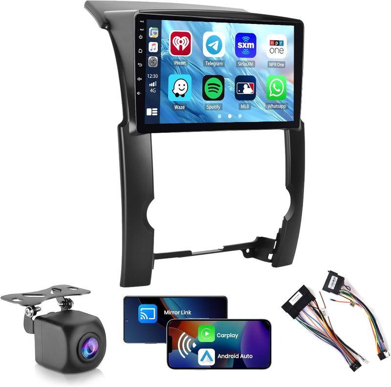 Photo 1 of Car Radio for Kia Sorento 2009 2010 2011 2012: [2G+32G] 10.1 inch Car Stereo with Wireless Carplay Android Auto, Touch Screen Upgrade for Sorento with GPS Bluetooth WiFi SWC FM RDS DSP 26UI
