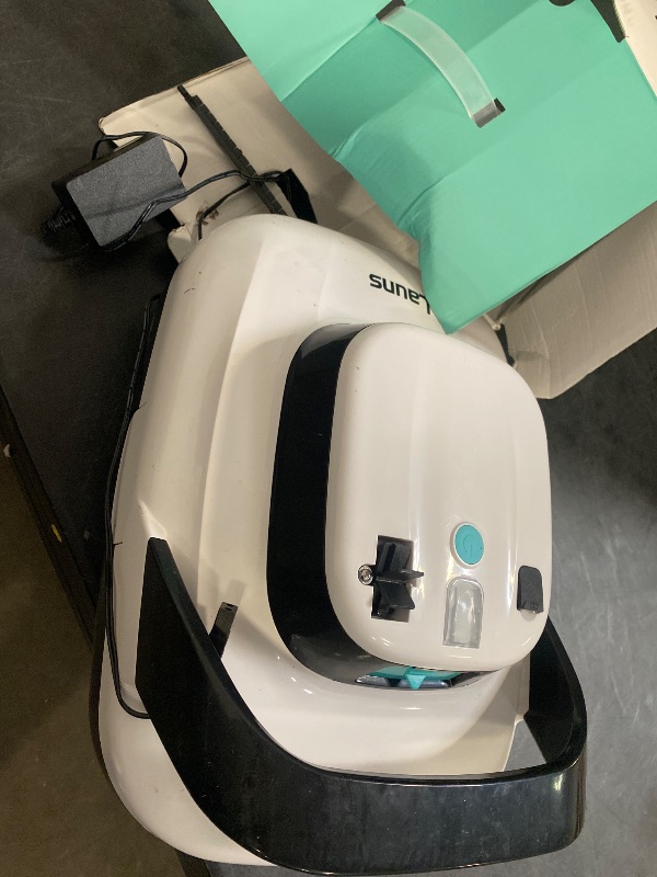 Photo 1 of (2025 Upgrade) Launs S1 Cordless Robotic Pool Cleaner, Dual Motors & Suction Ports Automatic Pool Vacuum Robot Lasts up to 90 Min, Self-Parking Ideal for Above Ground Pools (New)
