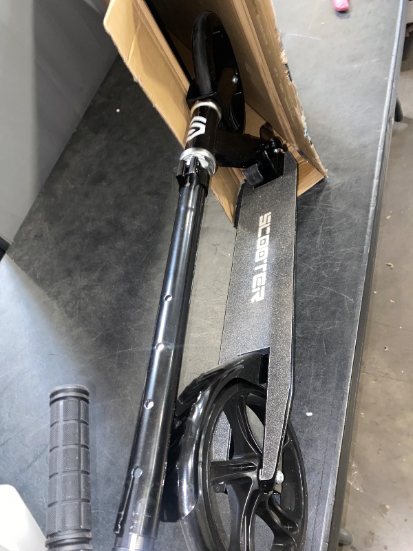 Photo 1 of Kick Scooter for Kids, Youth and Adults Ages 6+ - Lightweight, Foldable, Height Adjustable Toddler Scooter 200mm Big Wheels, Max Load 240lbs
