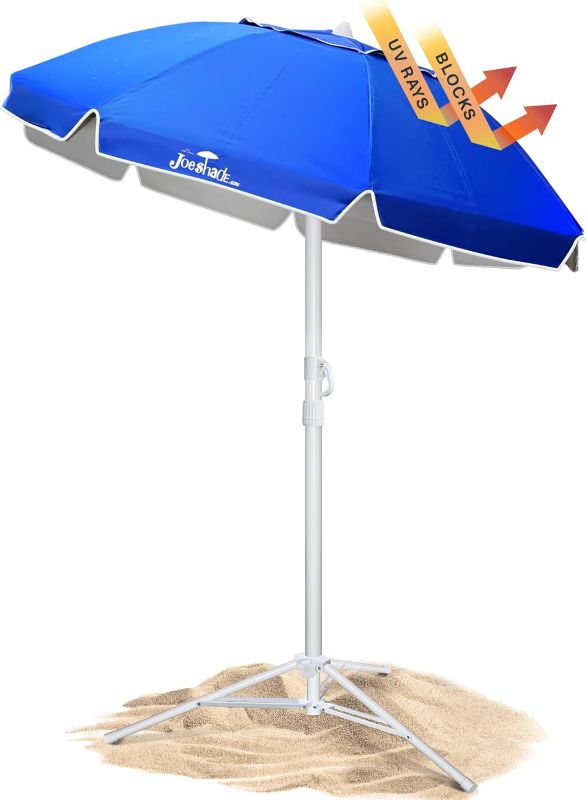 Photo 1 of Portable UV Sun Shade Umbrella with Tripod Stand – Lightweight, Adjustable, and Instant Sun Protection for Outdoor Sports, Camping, and More – Blue
