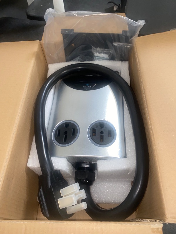 Photo 1 of Lectron NEMA Socket Splitter for Level 2 EV Charger Installation - Power Your EV Charger and High-Powered Appliance from The Same Outlet (50 Amp NEMA 14-50 to NEMA 14-50 / NEMA 14-50 Splitter)