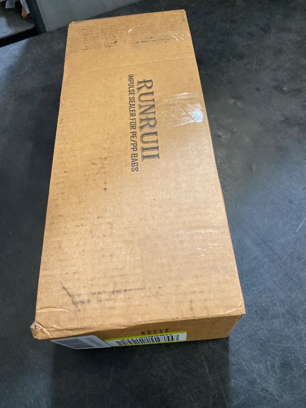Photo 1 of Impulse Heat Sealer Manual Bags Sealer Heat Sealing Machine 12 Inch Impulse Sealer Machine for Plastic Bags PE PP Bags with Extra Replace Element Grip
