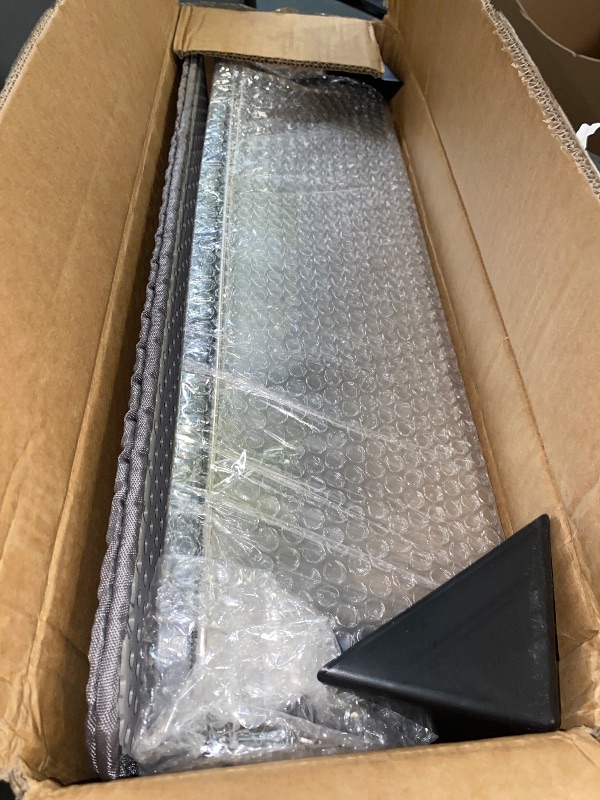 Photo 1 of Stainless Steel Cat Litter Box Enclosed with Lid?Covered Metal Kitty Litter Box with Litter Mat and Odor Reduction Pack(2kg), Metal Scoop?Switchable Design, Easy Clean?Odor-Control, Leak-Proof
