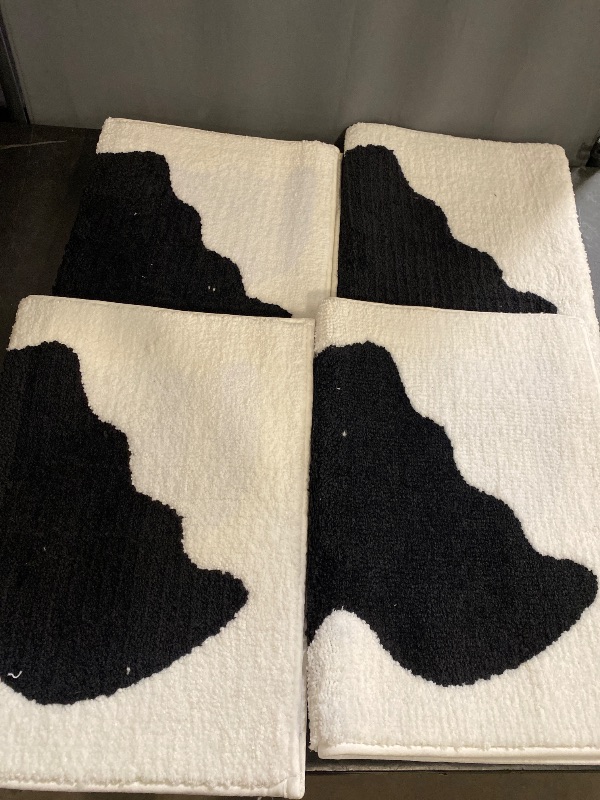 Photo 1 of 4 Pack Halloween Bat Bath Rug Cream - Hyde & EEK! Boutique
