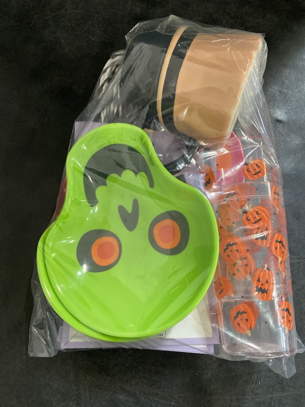 Photo 1 of 7 Item Seasonal & Party Supplies Bundle | 3 Cups, 2 Bowls, 1 Plate, 4 Gift Bags