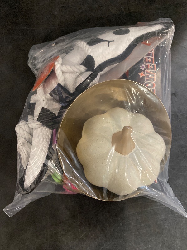 Photo 1 of 4 Item Seasonal & Party Supplies Bundle | 2 Pet Toys, 2 Home Decor