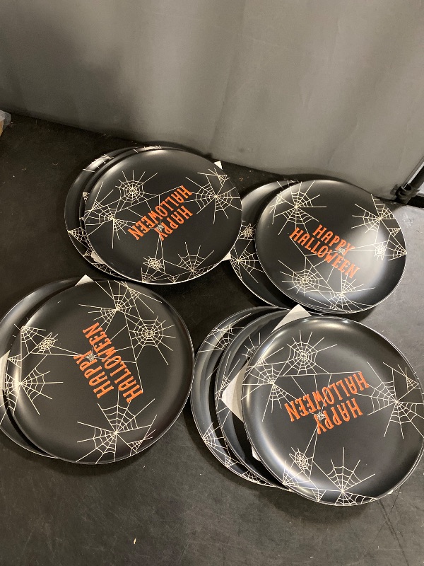 Photo 1 of 12 Count 8.5" Halloween Melamine Dinner Plate - Hyde and EEK! Boutique