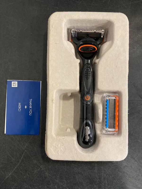 Photo 1 of Gillette Fusion5 Power Razor for Men - 1 Gillette Power Razor Handle + 2 Blade Refills