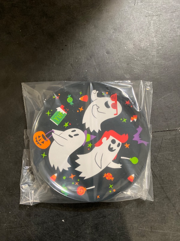 Photo 1 of 5 Pack 10" Halloween Melamine Ghost Dinner Plate -Dishwasher-Safe