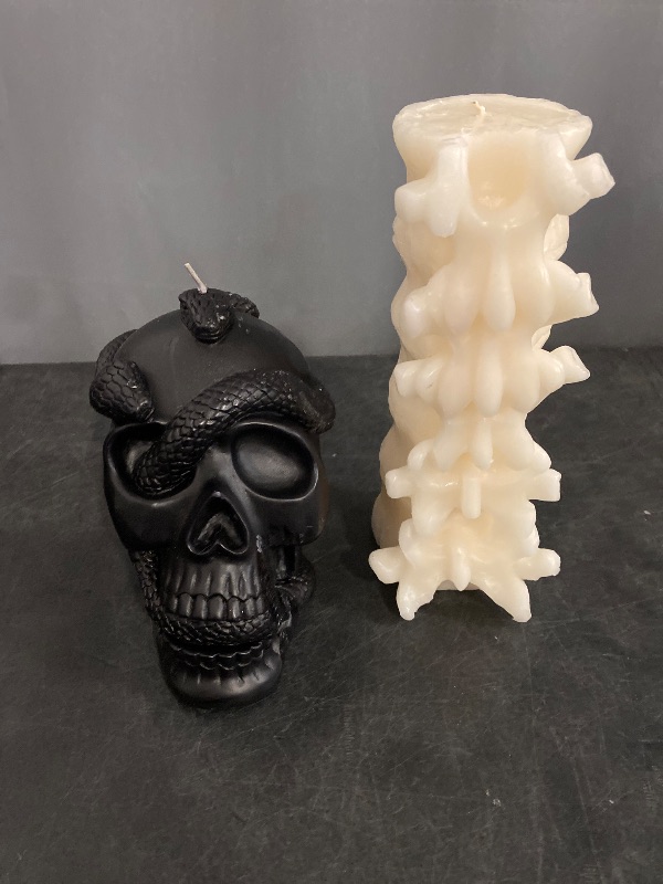 Photo 1 of 2 Pack Halloween Candle set. 