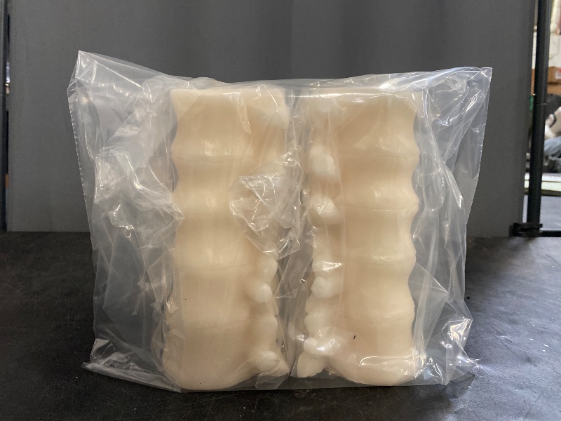 Photo 1 of  2 Pack-Vertebrae Spine Bone Skeleton Candle - White- New Threshold Halloween