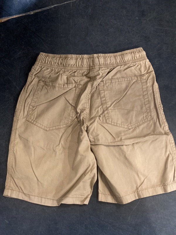 Photo 1 of 2 Medium (8) -Boys' Playwear 'at the Knee' Pull-on Shorts - Cat & Jack/ Khaki 