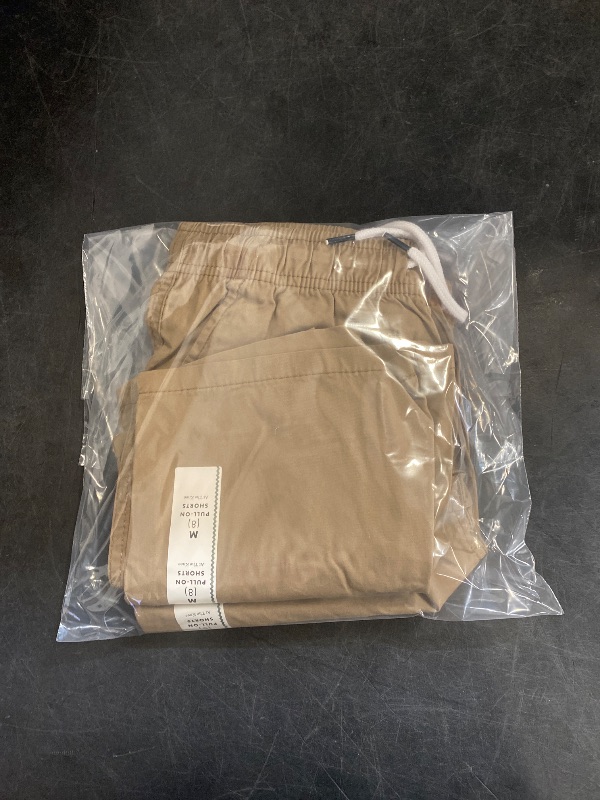 Photo 1 of 2 Medium (8) -Boys' Playwear 'at the Knee' Pull-on Shorts - Cat & Jack/ Khaki 