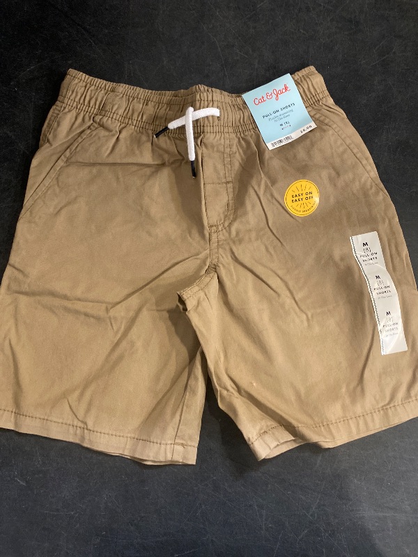 Photo 1 of 2 Medium (8) -Boys' Playwear 'at the Knee' Pull-on Shorts - Cat & Jack/ Khaki 