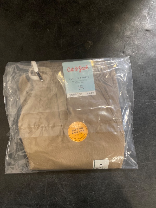Photo 1 of (Medium) Boys' Playwear 'at the Knee' Pull-on Shorts - Cat & Jack™ Dark Khaki
