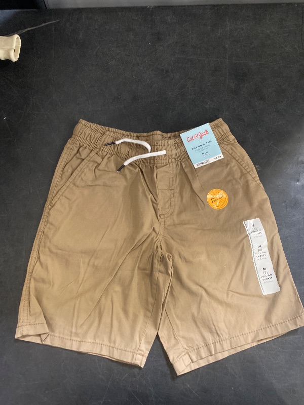 Photo 1 of (Medium) Boys' Playwear 'at the Knee' Pull-on Shorts - Cat & Jack™ Dark Khaki