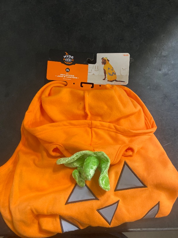 Photo 1 of XL- Hyde & EEK! Boutique Reflective Halloween Jack-o-lantern Pumpkin Dog Costume