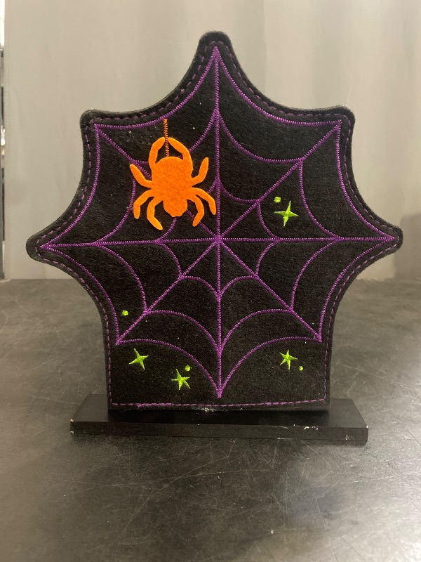 Photo 1 of Pumpkin Carving Party Kit - 8 Stencils and 4 Tools/ Felt Spier web.