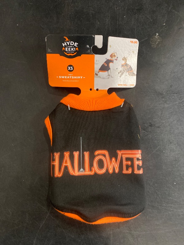 Photo 1 of XS- Halloween Dog and Cat Sweatshirt - Hyde and EEK! Boutique