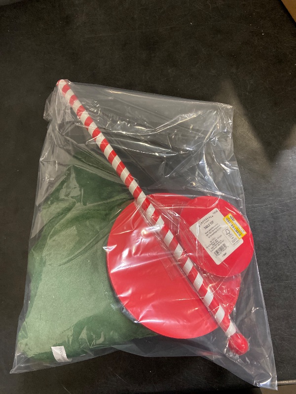Photo 1 of 2 Pack Christmas Items - Christmas Light sign for shop/ Festive green plush Christmas tree.