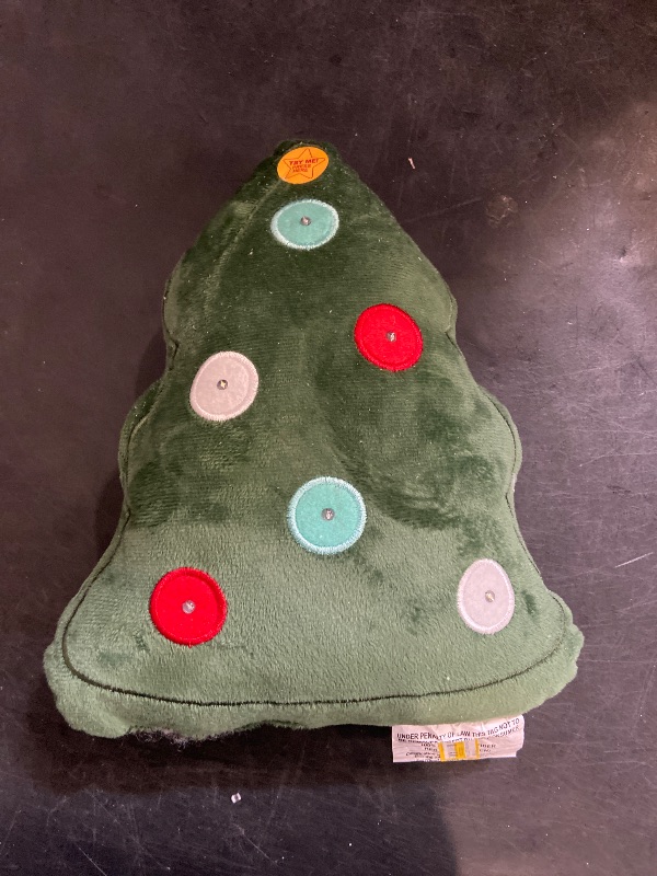 Photo 1 of 2 Pack Christmas Items - Christmas Light sign for shop/ Festive green plush Christmas tree.