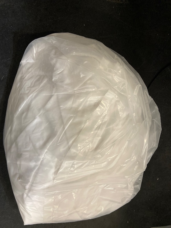 Photo 1 of 71"x71" RPET Fabric Mid Weight Shower Liner White - Threshold™: Mildew Resistant, Machine Washable, Grommet Top