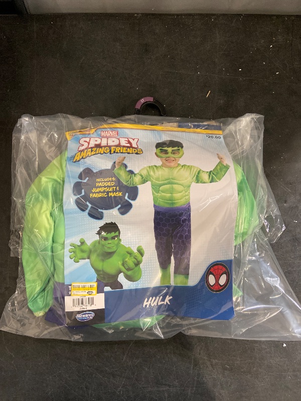 Photo 1 of 2T- Spidey Amazing Friends Hulk Costume Toddler Size Dress Up Superhero Marvel
