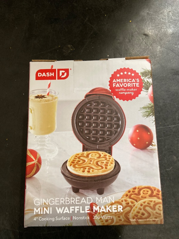 Photo 1 of Dash Gingerbread Mini Waffle Maker
