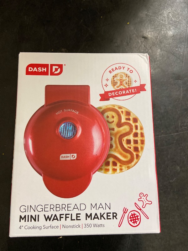 Photo 1 of Dash Gingerbread Mini Waffle Maker
