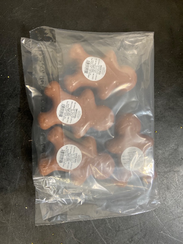Photo 1 of (4) 8oz Christmas Figural Gingerbread Snack Bowl Brown