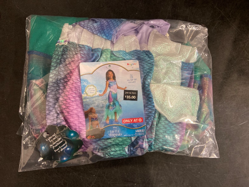 Photo 1 of XS 3T- 4T Disney Girls Little Mermaid Ariel Halloween Costume